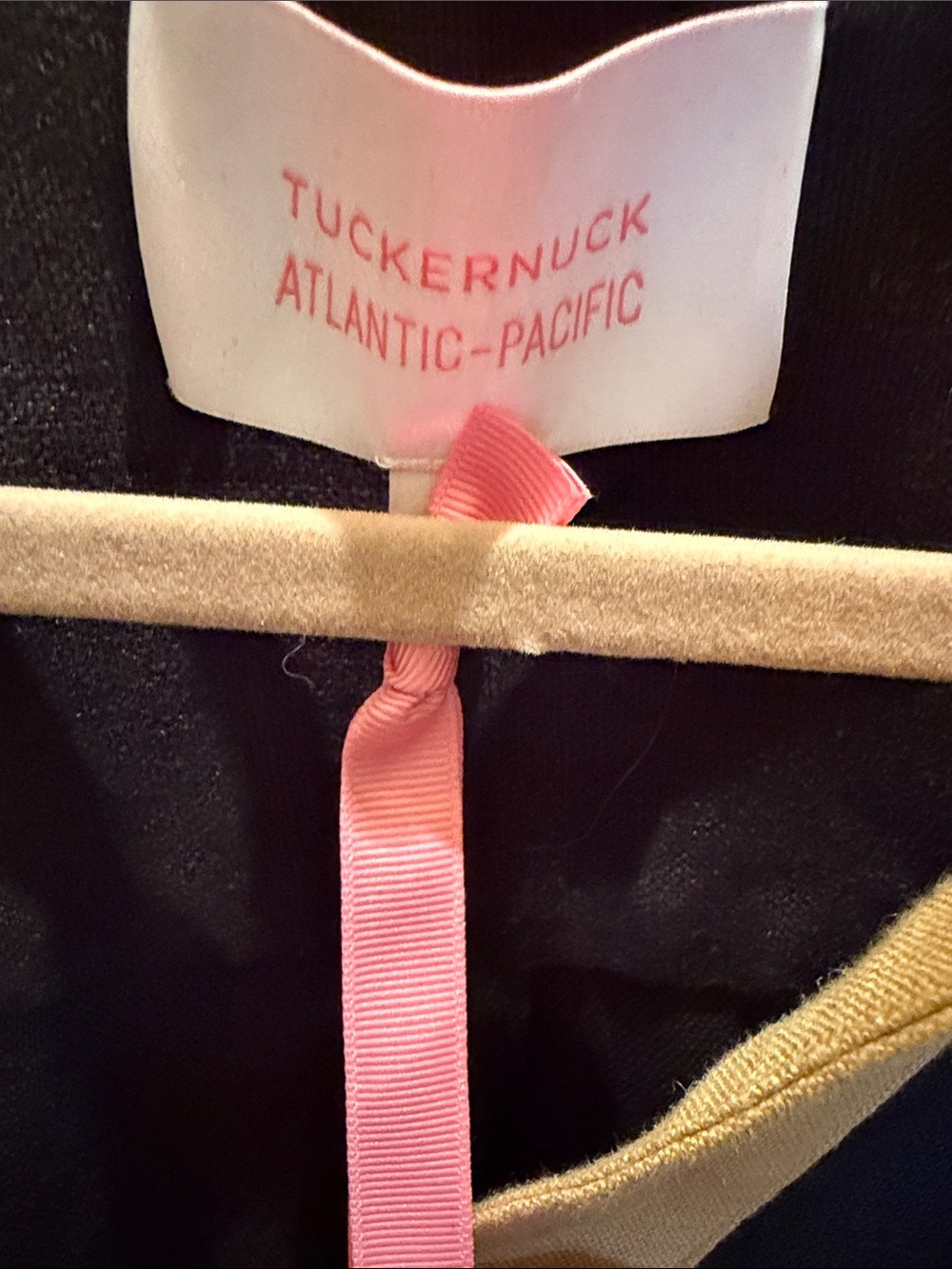 Tuckernuck Black, Tan and White  Atlantic Pacific Linen Shirt Dress. NWT - Picture 5 of 5
